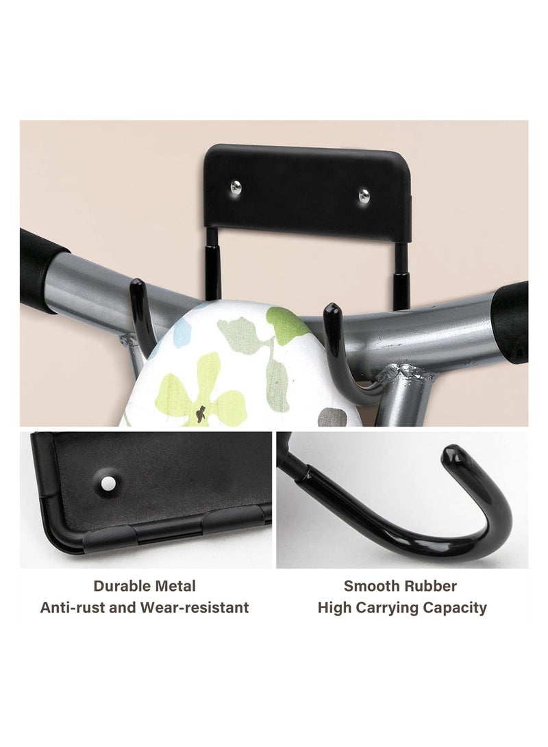 SYOSI Ironing Board Wall Mount, Ironing Board Hanger, Ironing Board Holder, Iron Board Hook Wall Mount with Mounting Screws, for Laundry Rooms  - Image 3
