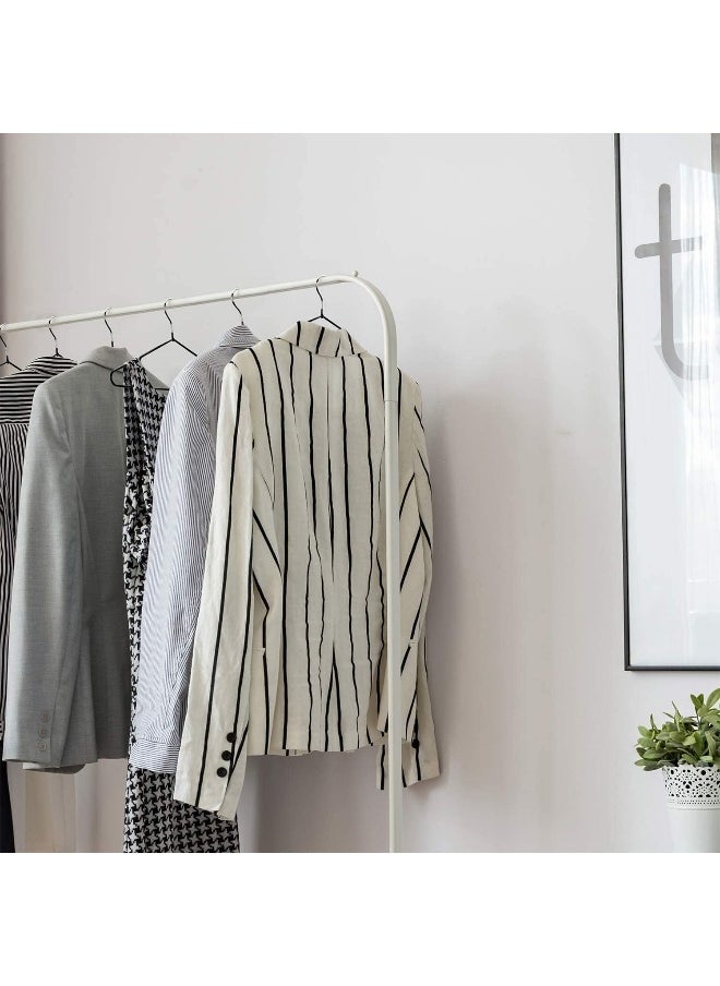 HOUSE DAY - HOUSE DAY Metal Hangers Shirt Hangers Black Hangers 20 Pack Space Saving Hangers Clothes Hangers Rubber Coated Hangers Adult Hangers Heavy Duty Hangers Strong Anti-Slip Hangers Wire Hangers - Image 1