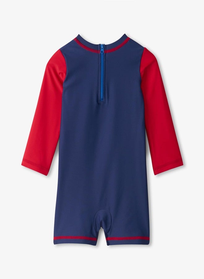Hatley Baby Boy's One-Piece Rashguard, Nautical Anchor - Image 2
