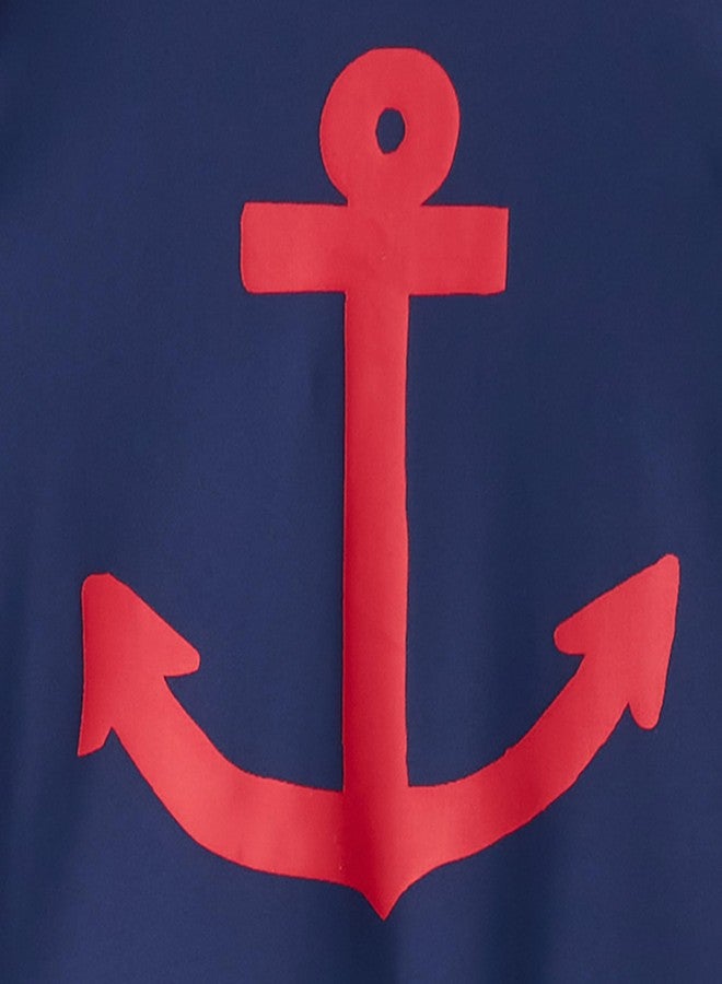 Hatley Baby Boy's One-Piece Rashguard, Nautical Anchor - Image 5