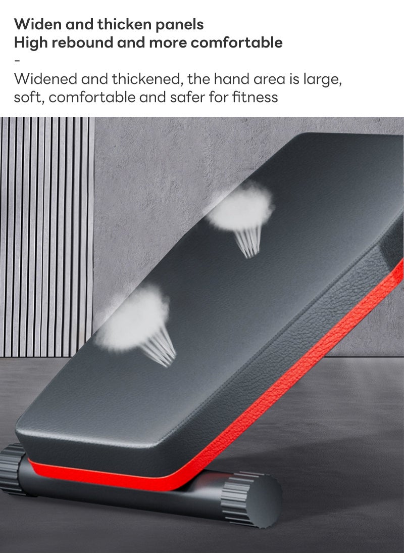 Folding Weight Bench Fitness 7 Backrest for Abdominal Dumbbells Weight Training Equipment