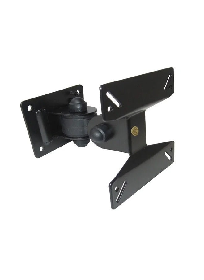 Skill Tech SH 10P Swivel TV Wall Mount with E53 Arm for 10"-26" Screens, VESA 100x100, Wall Profile 100mm, Max Load 10kg – Black  - Image 1