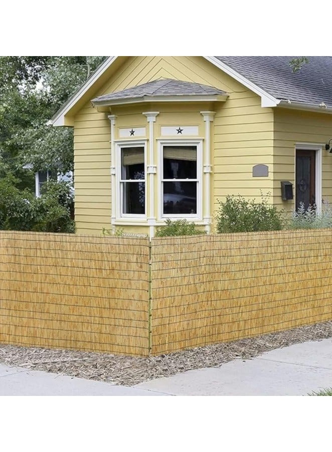 LINGWEI Natural Bamboo Blinds Window Curtain Privacy Screen For Outdoor Patios Light Filtering Hanging Blinds Beige 200x122cm - Image 3