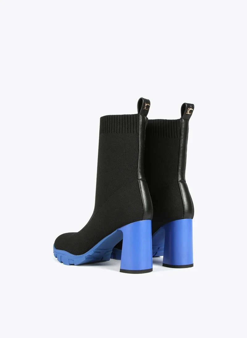 Lola Casademunt Sock-style ankle boots with track sole