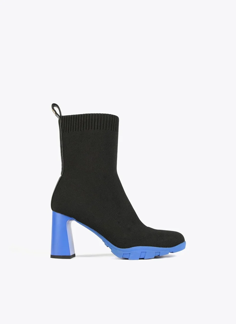 Lola Casademunt Sock-style ankle boots with track sole
