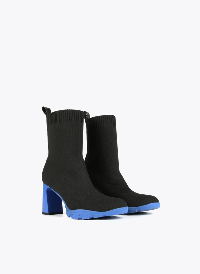 Lola Casademunt Sock-style ankle boots with track sole