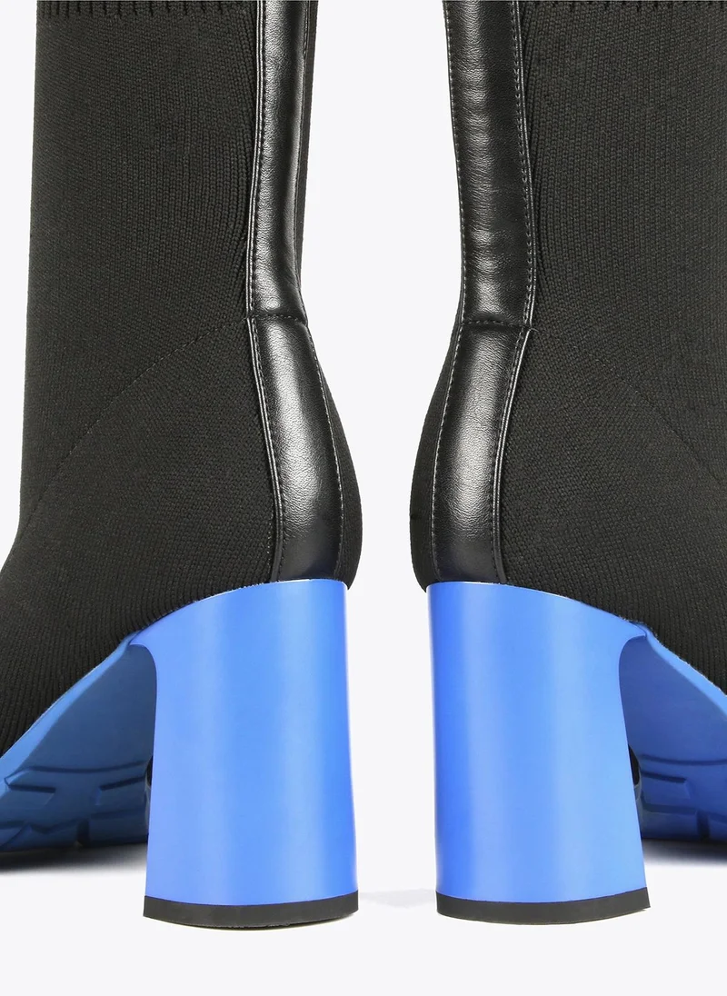 Lola Casademunt Sock-style ankle boots with track sole