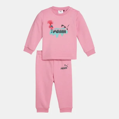 PUMA Kids' x Trolls Minicat Sweatshirt and Sweatpants Set
