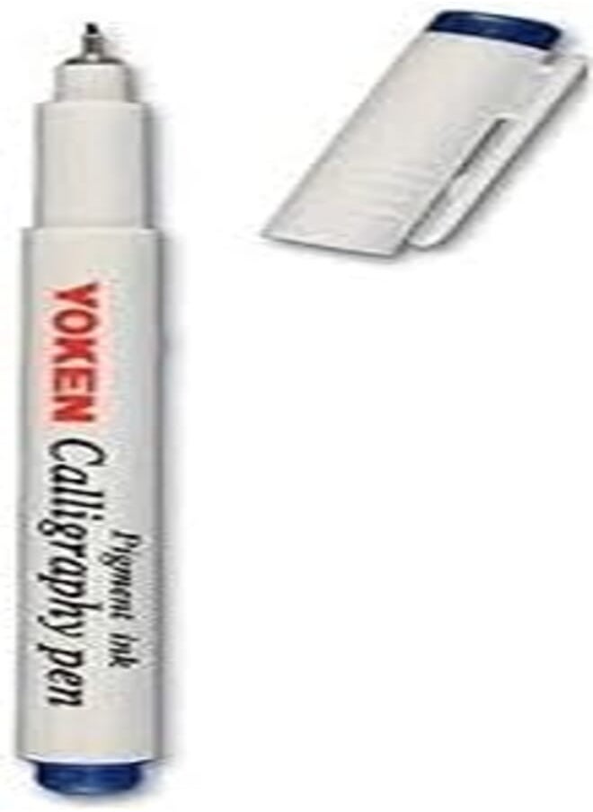 Yoken Yoken 1 mm. Calligraphy Pen - Blue 