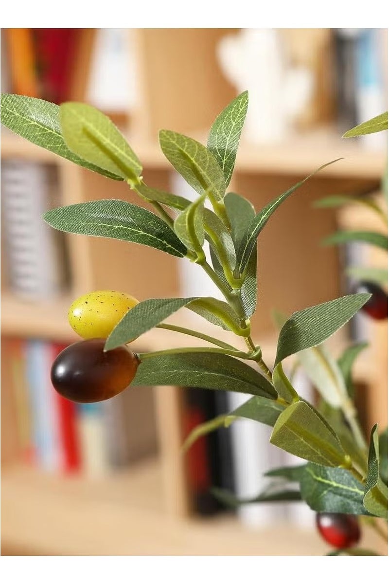 Alrassi 85 cm Artificial Olive Tree with Natural-Looking Design – A Beautiful Touch for Indoor Decoration - Image 2