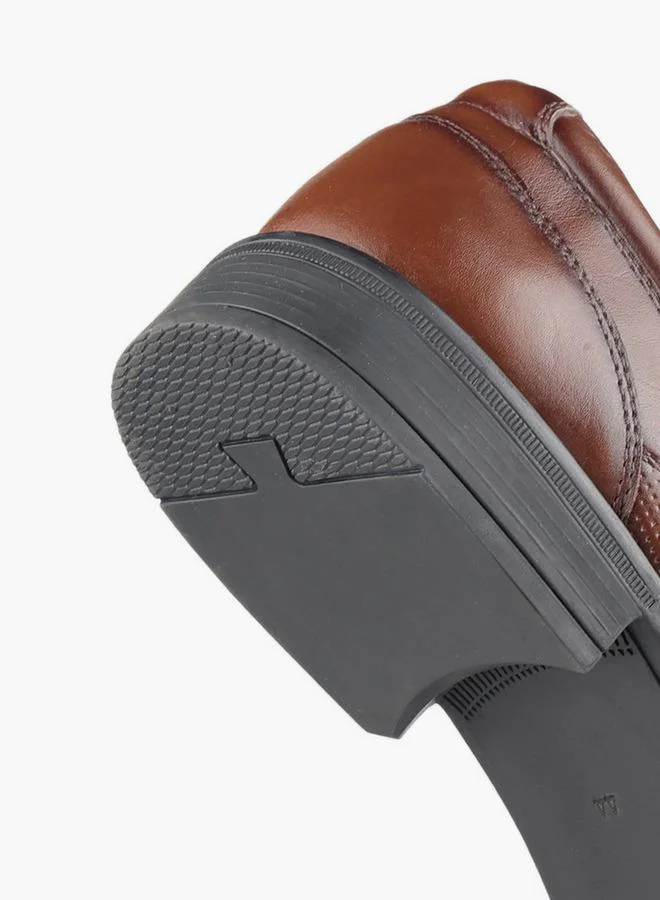 LBL by Shoexpress BROWN Men Slip-On Leather Loafers for Men | Best Price UAE