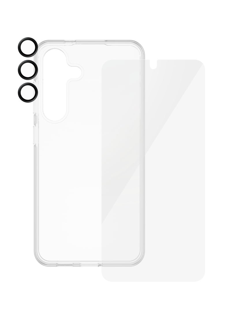 PanzerGlass آمن. من PanzerGlass® عبوة 3 في 1 لهاتف Samsung Galaxy S24 | حافظة TPU، واقي شاشة، واقي عدسة الكاميرا - Image 4