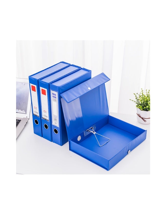 Kalon A4 Expanding Document File Box 68mm Spine Portable Storage Binder Case for Office School Stationery Organizer Pack of 1 - Image 5