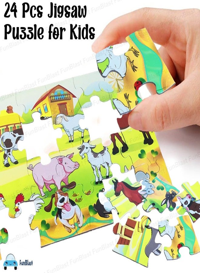 FunBlast Pet Animal Jigsaw Puzzle for Kids Jigsaw Puzzle for Kids of Age 3-5 Years 24 Pcs (Multicolor, Size 30X22 cm) - Image 3