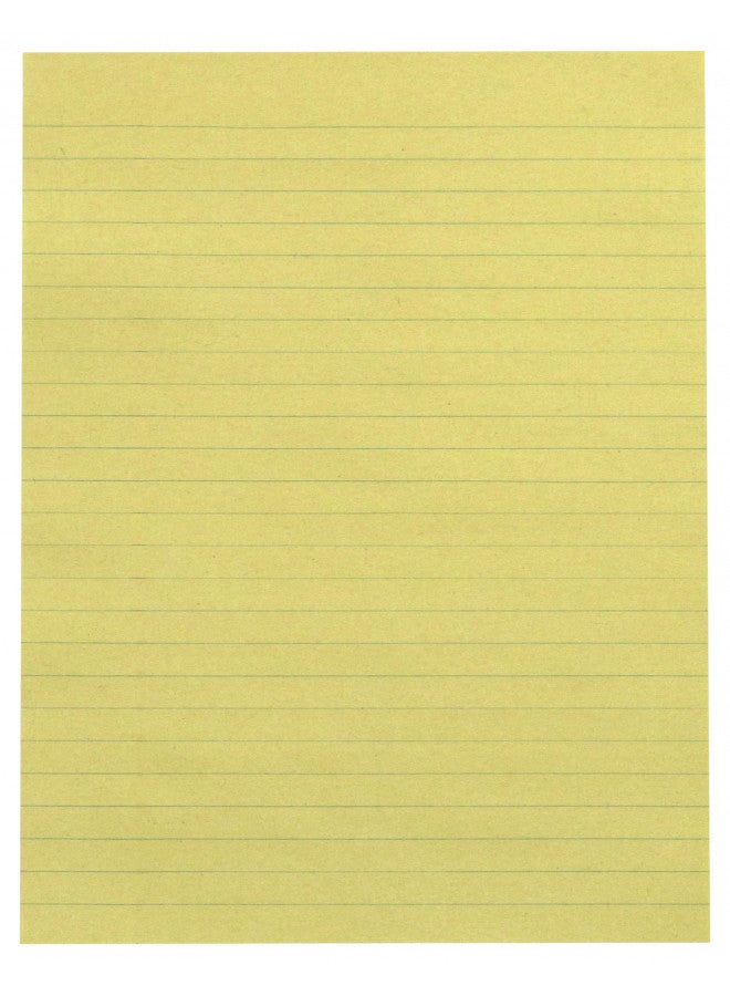 School Smart Newsprint Paper with Red Margin, 8 x 10-1/2 Inches, Yellow, 500 Sheets - 085235 - Image 1