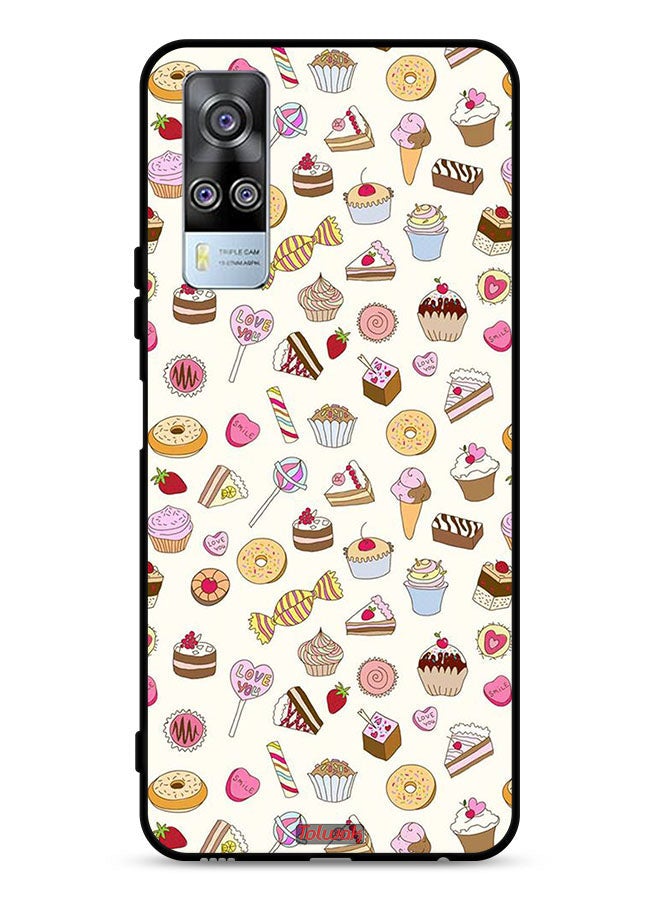 Tolwak vivo Y53s 4G Protective Case Cover Pattern Of Favorite Items - Image 1