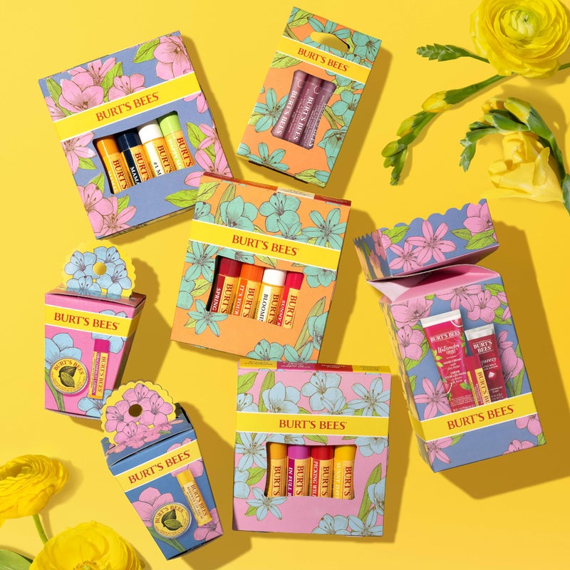 Burt's Bees Mothers Day Gifts for Mom, 3 Self Care Products, You're One in a Melon - Watermelon & Mint Hand Cream, Watermelon Lip Balm & Watermelon Rush Squeezy Tinted Lip Balm (Packaging May Vary) - Image 4