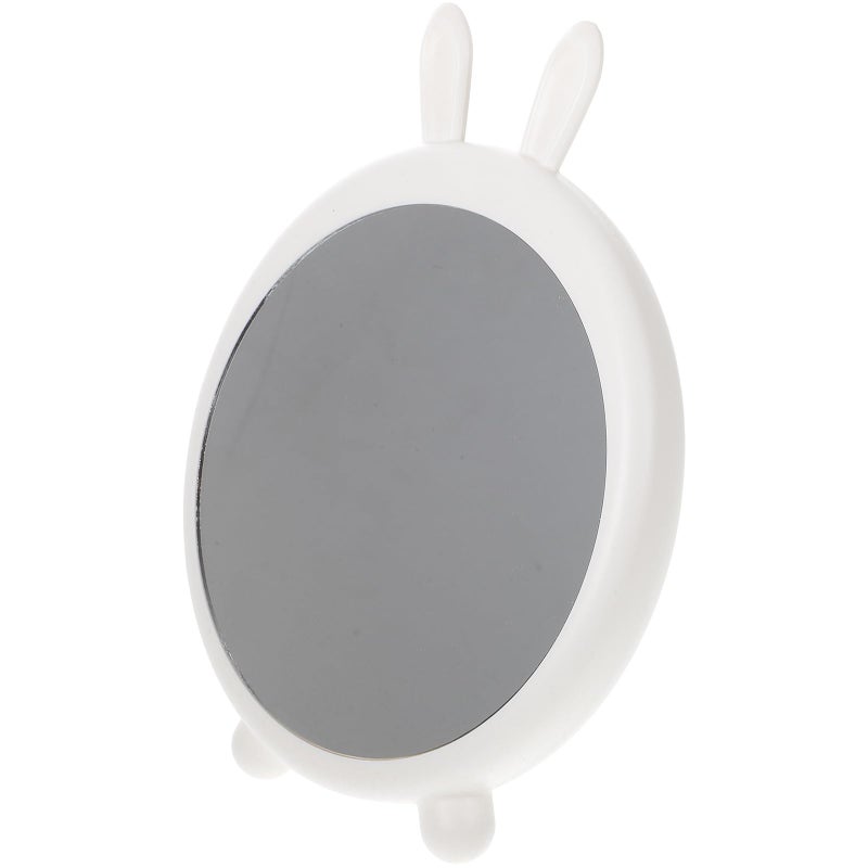 White Vanity Mirror with Gold Rabbit Ears Desktop Cosmetic Mirror for Bedroom Dressing Table - Image 2