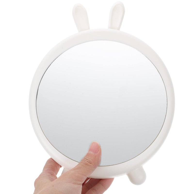 White Vanity Mirror with Gold Rabbit Ears Desktop Cosmetic Mirror for Bedroom Dressing Table - Image 5