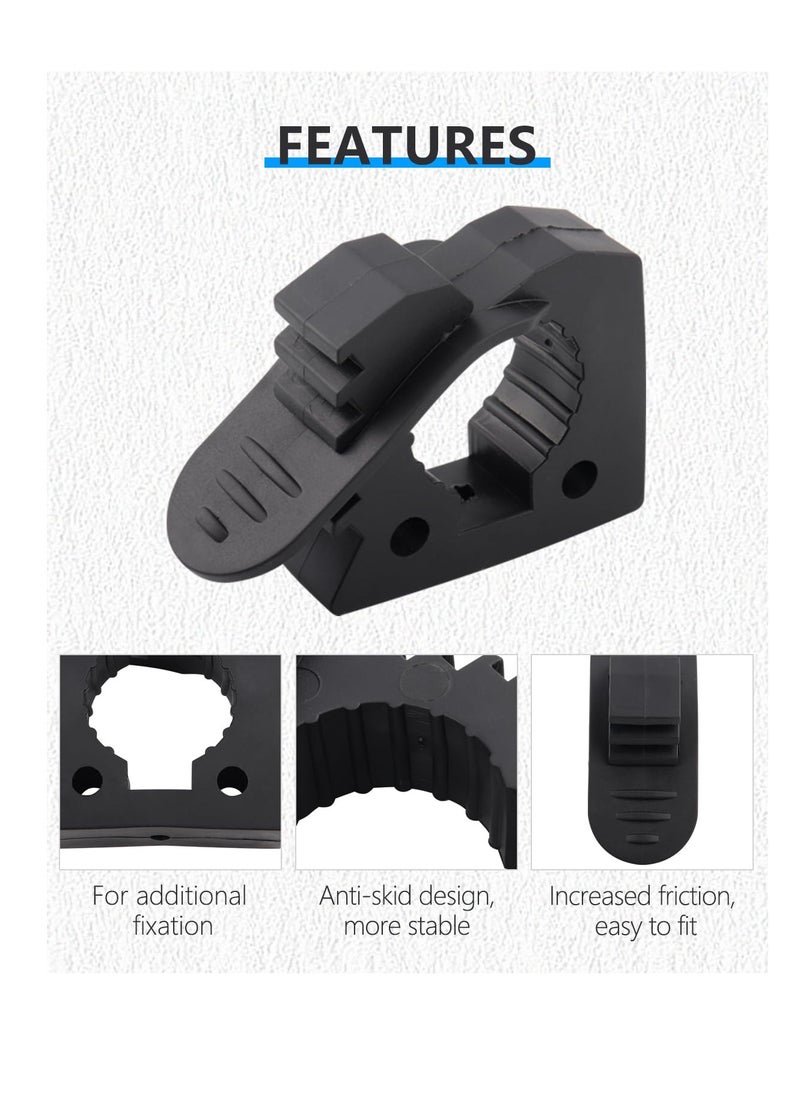 Excefore - Hi-Lift Jack Handle Keeper Shovel Holder Mount, 4 Pack Rubber Clamp Rubber Holder, Mount Quick, Release Clamp, Mount Bracket Fits 1-1/7'' to 1-3/7'' Diameter Tools - Image 1