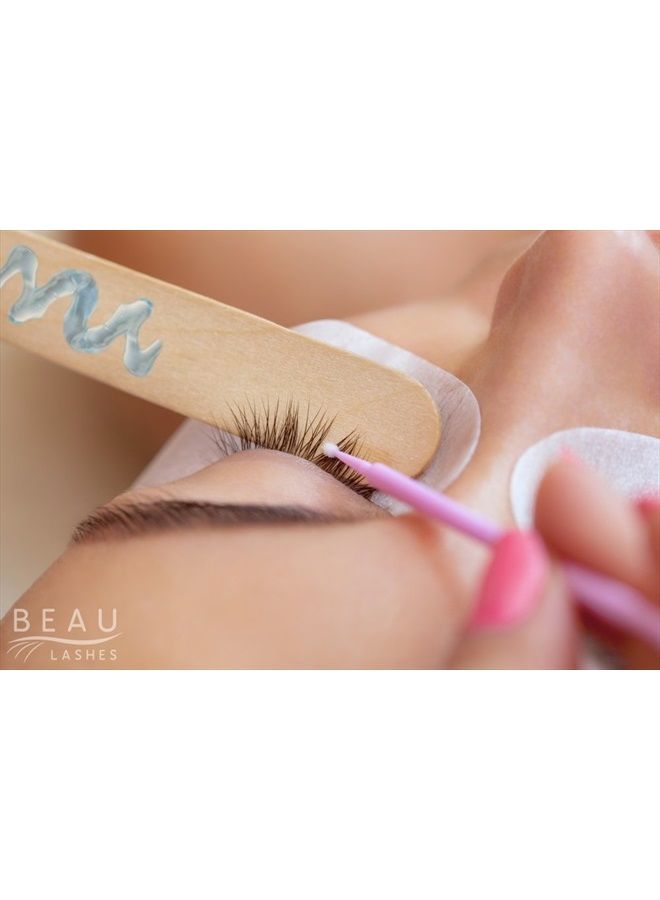 beau lashes جل مزيل تمديد الرموش | إزالة الرموش الصناعية شبه الدائمة بسرعة وسهولة | مزيل فعّال للصمغ المستخدم في تمديد الرموش | يعمل على أقوى لاصقات الرموش الصناعية - Image 3