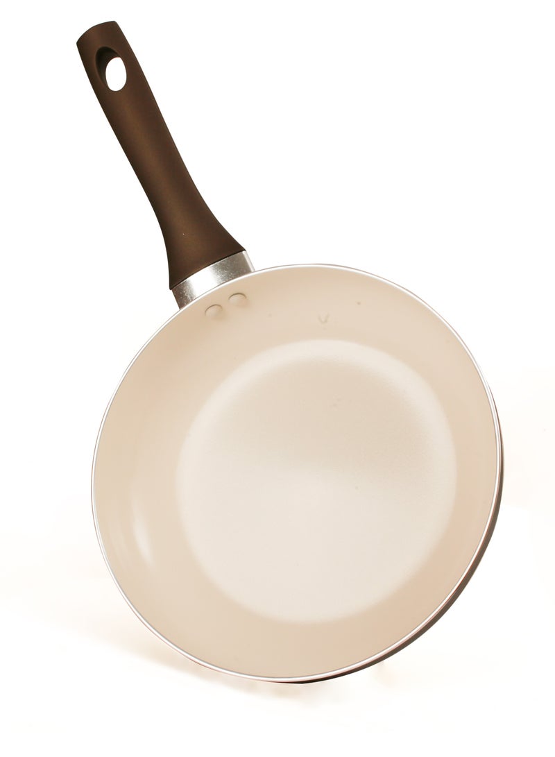 Sweet Home Ceramic Frying Pan - Durable, Easy to Clean, Heat-Resistant Handle, and High-Grade Material - Image 1