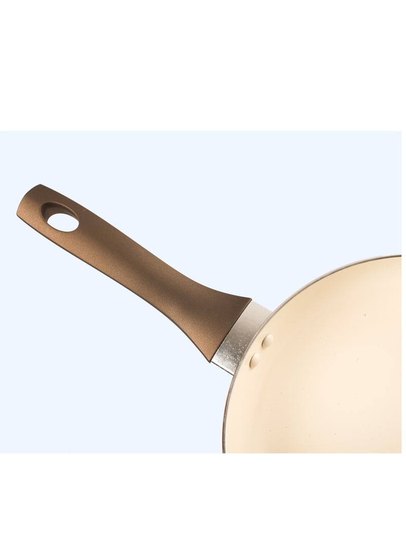 Sweet Home Ceramic Frying Pan - Durable, Easy to Clean, Heat-Resistant Handle, and High-Grade Material - Image 4