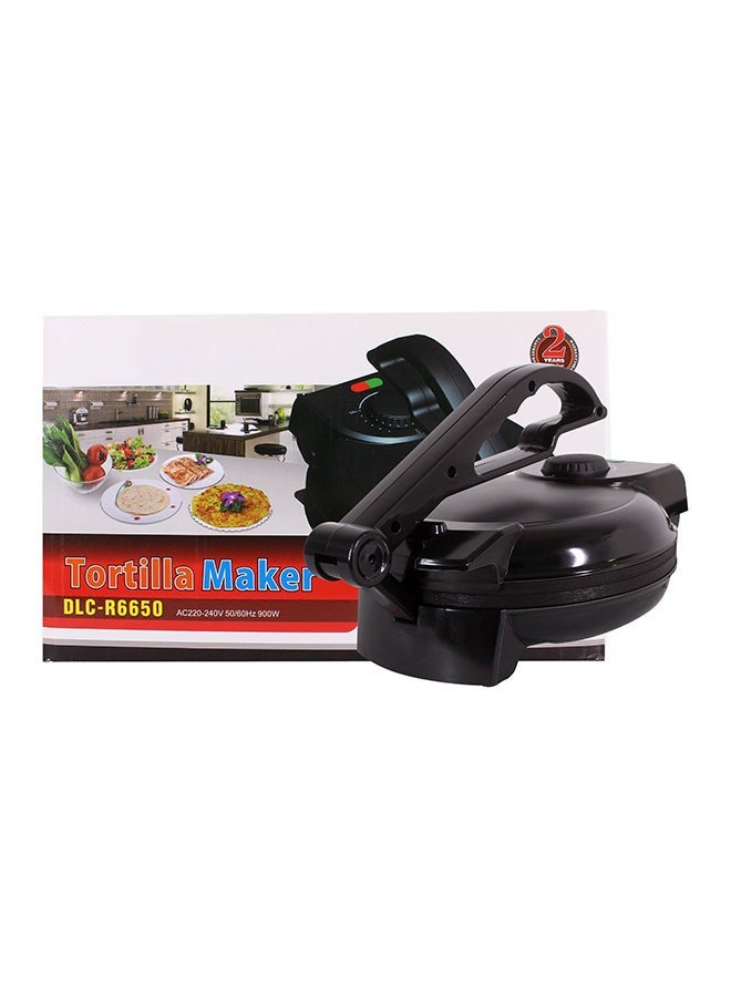 ال سي صانعة تورتيلا كهربائية، صانعة روتي، مكبس تشاباتي غير لاصق، 900 واط، لون أسود - Image 3