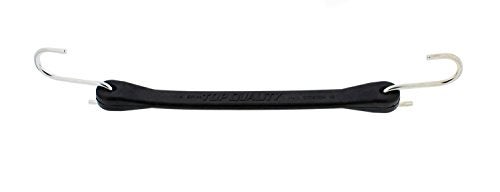 ABN EPDM Rubber Straps - 10in Black Rubber Tie Down Straps with Hooks (18in Max Stretch) Rubber Bungee Cords, 10 Pack - Image 5