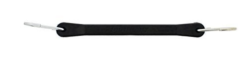 ABN EPDM Rubber Straps - 10in Black Rubber Tie Down Straps with Hooks (18in Max Stretch) Rubber Bungee Cords, 10 Pack - Image 3