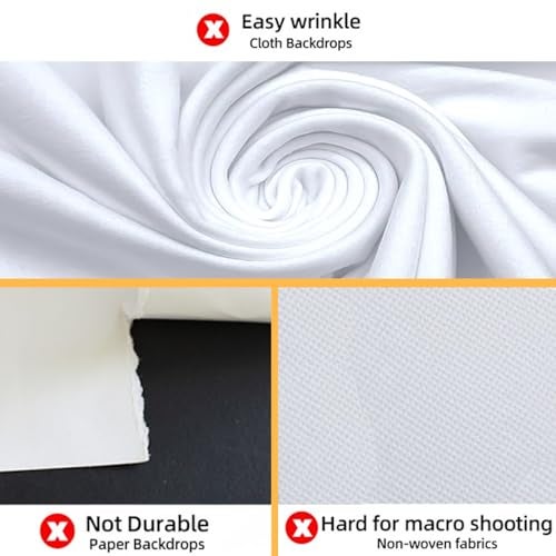 HIFFIN 60x120cm Black PVC Photography Backdrop – Matte Vinyl Non-Reflective Background for Product, Food & Studio Shooting | Durable, Waterproof & Perfect for Professional Photography - Image 2
