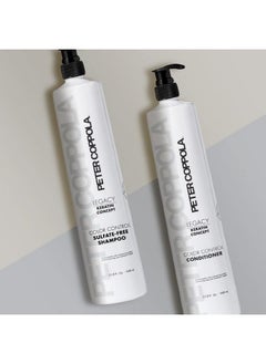 Peter Coppola Color Control Sulfate Free Shampoo & Conditioner For Color Treated Hair Color Safe Keratin Shampoo & Intensely Hydrating Conditioner 12 Fl Oz Duo  - Image 2