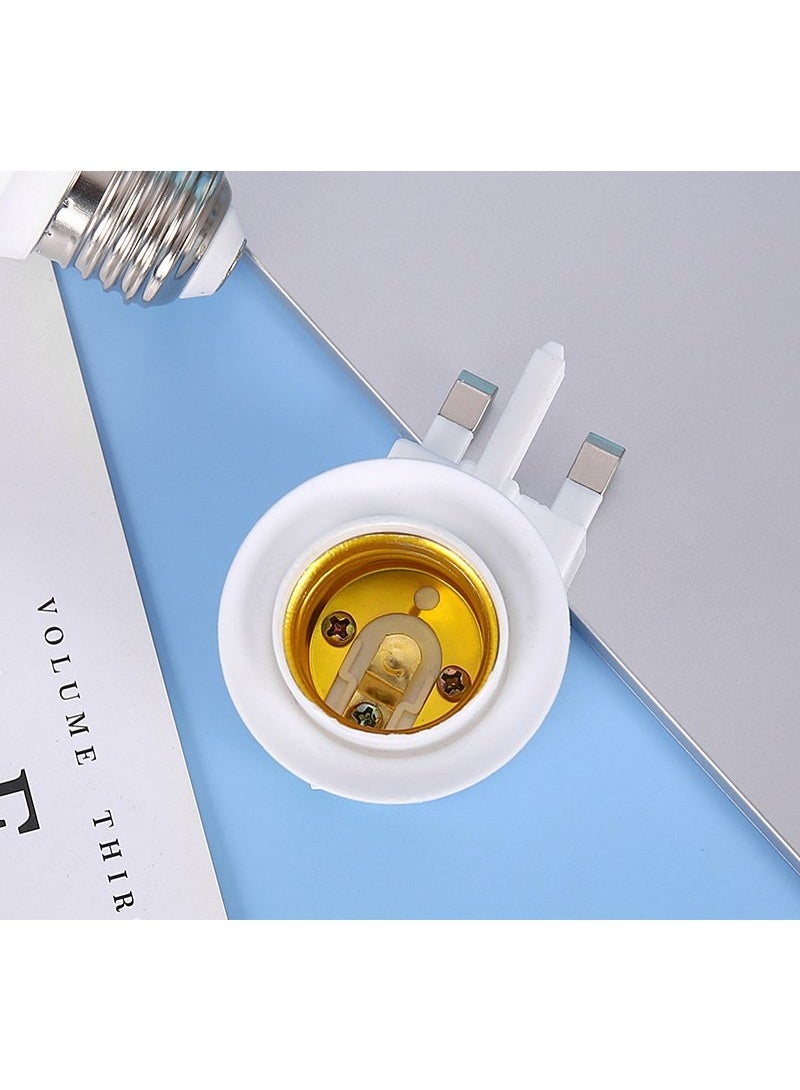 2PCS,E27 Light Holder with Switch UK Plug Lamp Socket LED Bulb Base Plug In Lamp Adapter for Home Lighting - Image 4