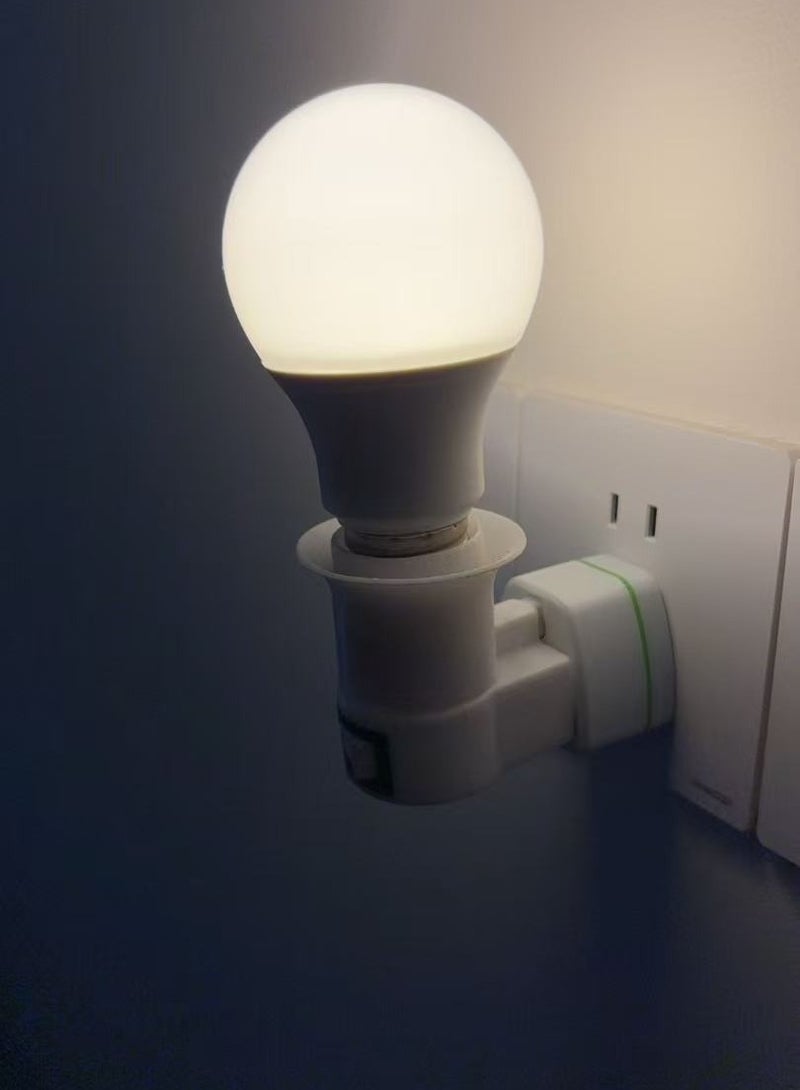 2PCS,E27 Light Holder with Switch UK Plug Lamp Socket LED Bulb Base Plug In Lamp Adapter for Home Lighting - Image 5