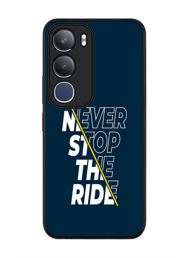 Stylizedd For vivo Y19s / Y19s Pro Case,Slim fit Camera Protection, Shockproof Thin Phone cover  - Never stop the ride