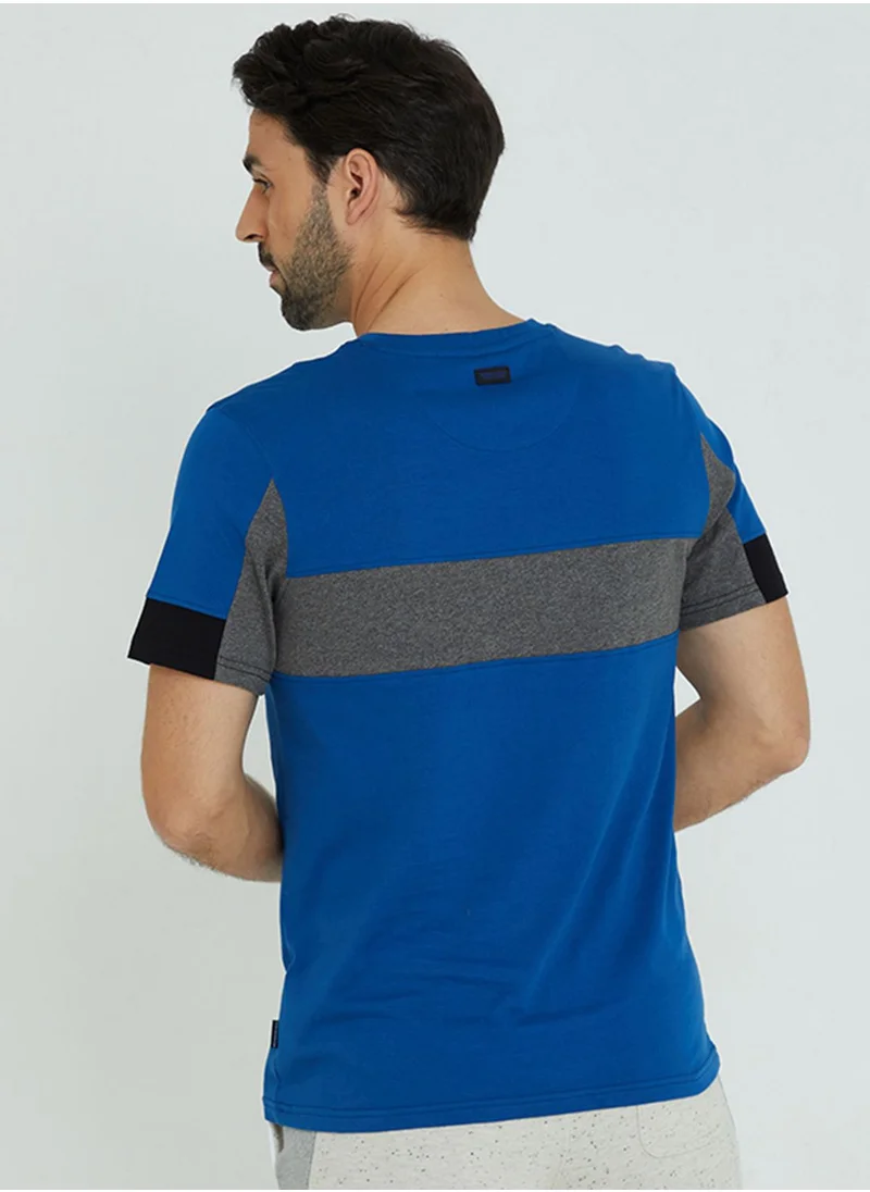 bhpoloclub Striped Crew Neck T-Shirt