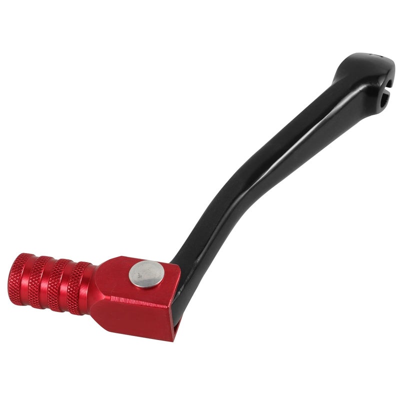 Aluminum Alloy Motorcycle Gear Shifter Lever Replacement Black with Red Tip - Image 2