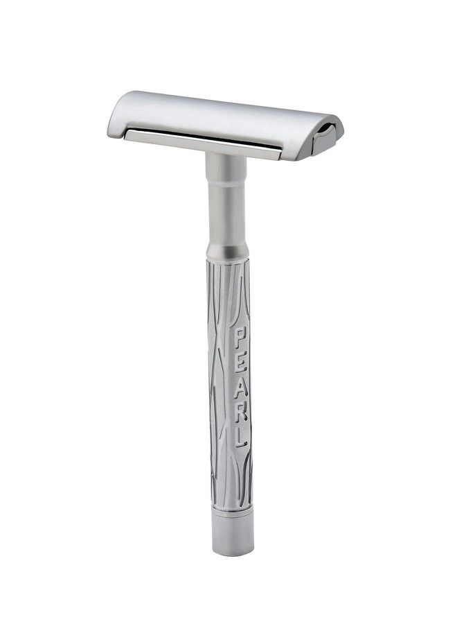 PEARL Shaving Double Edge Close Comb Safety Razor For Men (Brass Metal) Reusable Metal Razor With Two Razor Handles Long And Short Handle Eco Friendly De Razor Men - Image 3