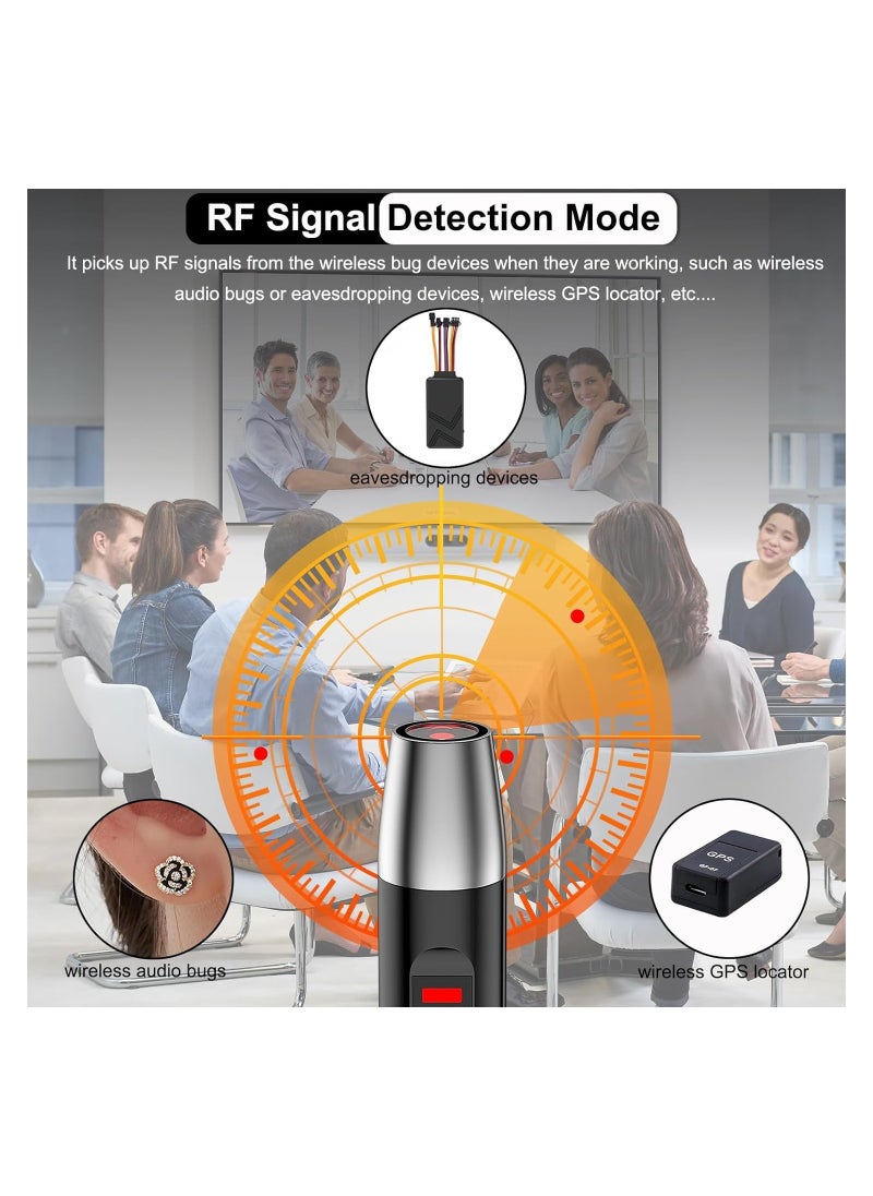 Generic - Hidden Camera Detector, RF Signal Scanner, Magnetic Field Finder, and IR Mode Detection Device for Travel, Office, and Car - Your Ultimate Privacy Protection Tool. - Image 1