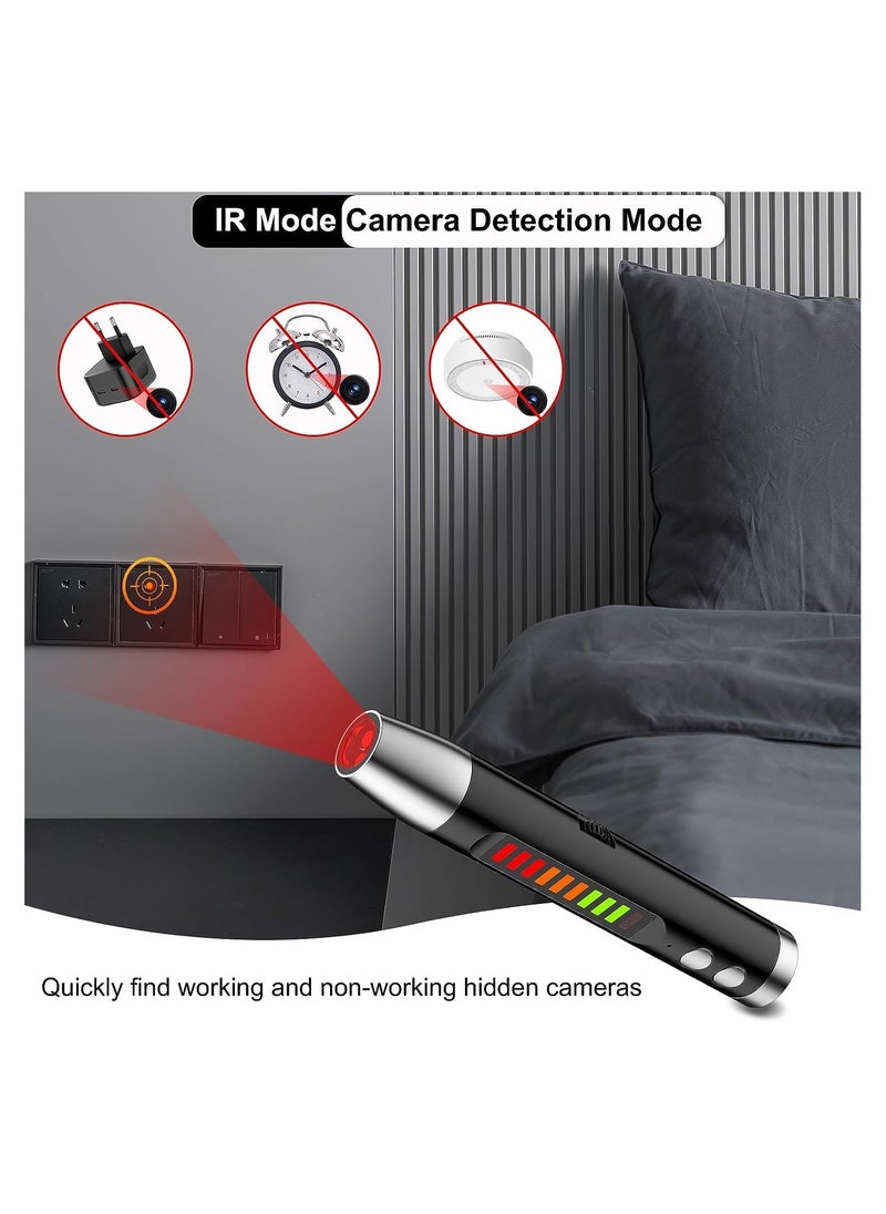 Generic - Hidden Camera Detector, RF Signal Scanner, Magnetic Field Finder, and IR Mode Detection Device for Travel, Office, and Car - Your Ultimate Privacy Protection Tool. - Image 1