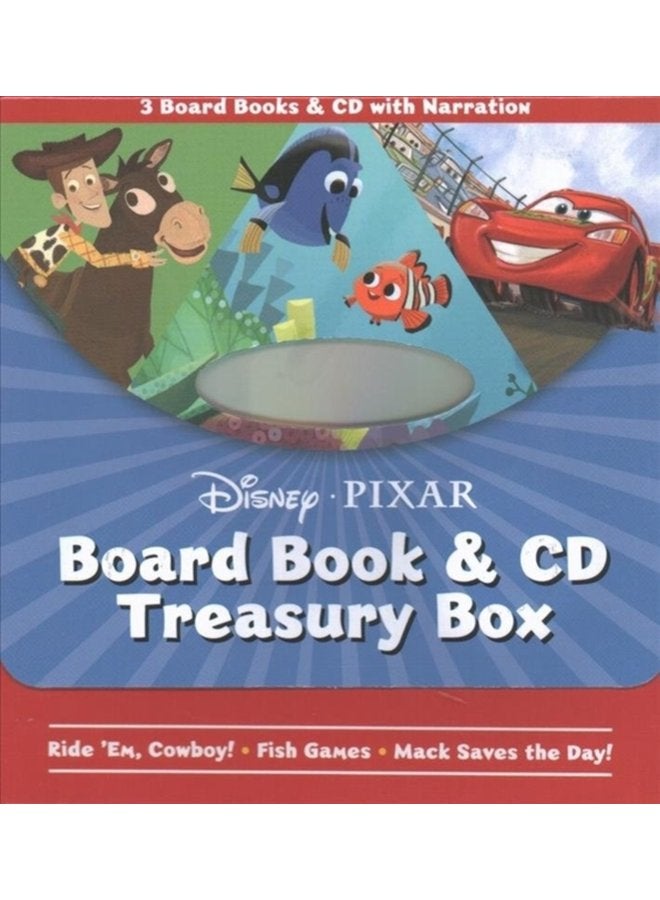 Disney Pixar Board Book CD Treasury Box - Hardback
