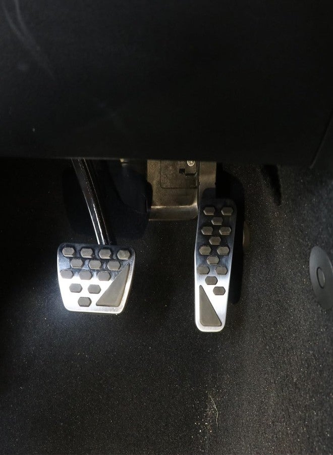 Takelablaze Non-Slip Foot Pedals Pads Aluminum Auto Pedal Covers Compatible with Jeep Wrangler JL/JLU 2018-2024 2020 2021 2022 2023 2024 Gladiator JT - Image 2