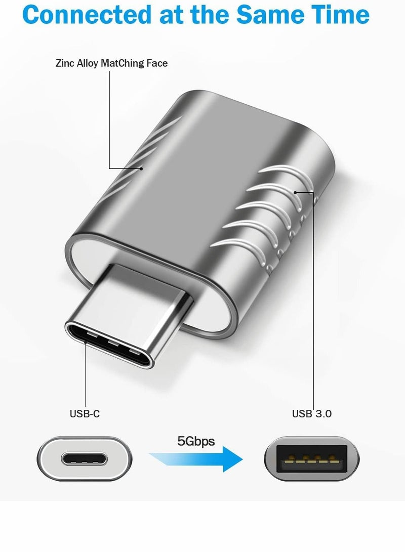 سيوسي محول USB C ، 3.0 USB C إلى محول USB ، نقل بيانات عالي السرعة ، عبوتان من USB-C إلى USB 3.0 محول أنثى ، لأجهزة MacBook والمزيد من أجهزة Type C - Image 3