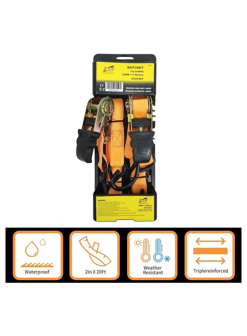 3XR 2 Pcs Set Rope Hook Chrome T-Hook Tie Down Rope Hook with Mounting Screws for Car Boat - Image 2