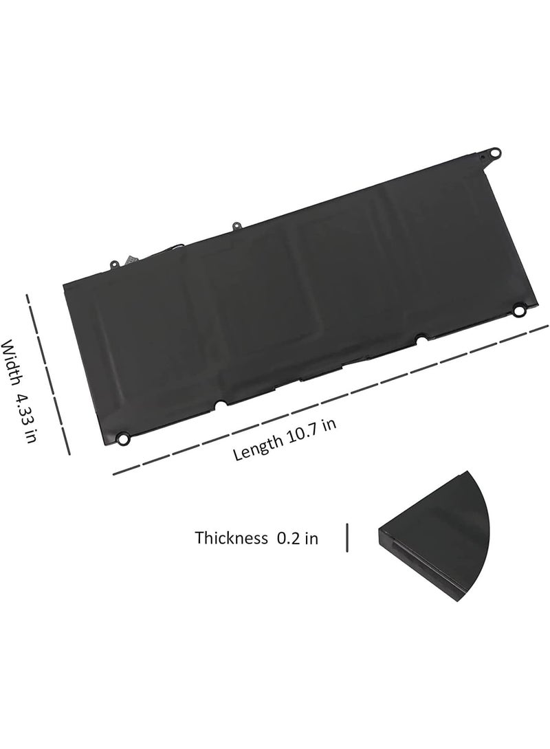Terabyte بطارية بديلة جديدة PW23Y TP1GT RNP72 متوافقة مع//XPS 13 9360 سلسلة 13-9360-D1605G 13-9360-D1605T 13-9360-D1609 13-9360-D1609G 13-9360-D1609G 1705G 0RNP72 0TP1GT 0PW23Y - Image 2