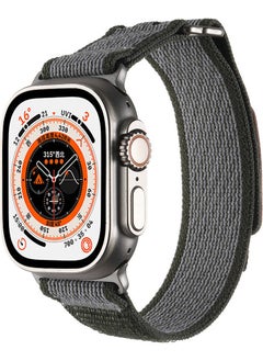 ZORE Apple Watch Compatible Ultra 49MM Mesh Strap KRD-106 Strap-White  - Image 3