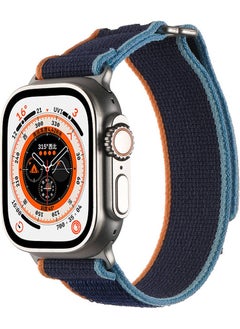 ZORE Apple Watch Compatible Ultra 49MM Mesh Strap KRD-106 Strap-White  - Image 4