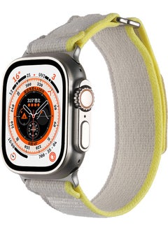 ZORE Apple Watch Compatible Ultra 49MM Mesh Strap KRD-106 Strap-White  - Image 5