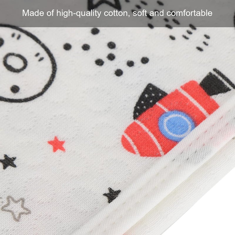 Changing Pad Liner, Washable Diaper Changing Pad for Baby, Breathable Cotton Changing Mat with Absorbent Core, Reusable 80x100cm Liner for Home and Travel (B Style) - Image 4