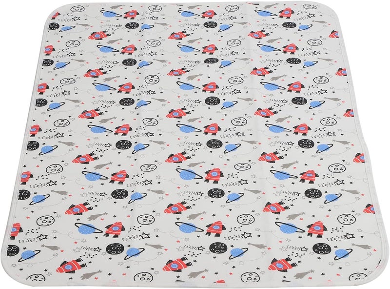 Changing Pad Liner, Washable Diaper Changing Pad for Baby, Breathable Cotton Changing Mat with Absorbent Core, Reusable 80x100cm Liner for Home and Travel (B Style) - Image 5
